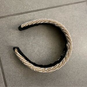 Zara Black and Gold rhinestone  Headband